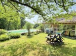 Maison en pierre avec piscine à Lamothe-Montravel (24230)
